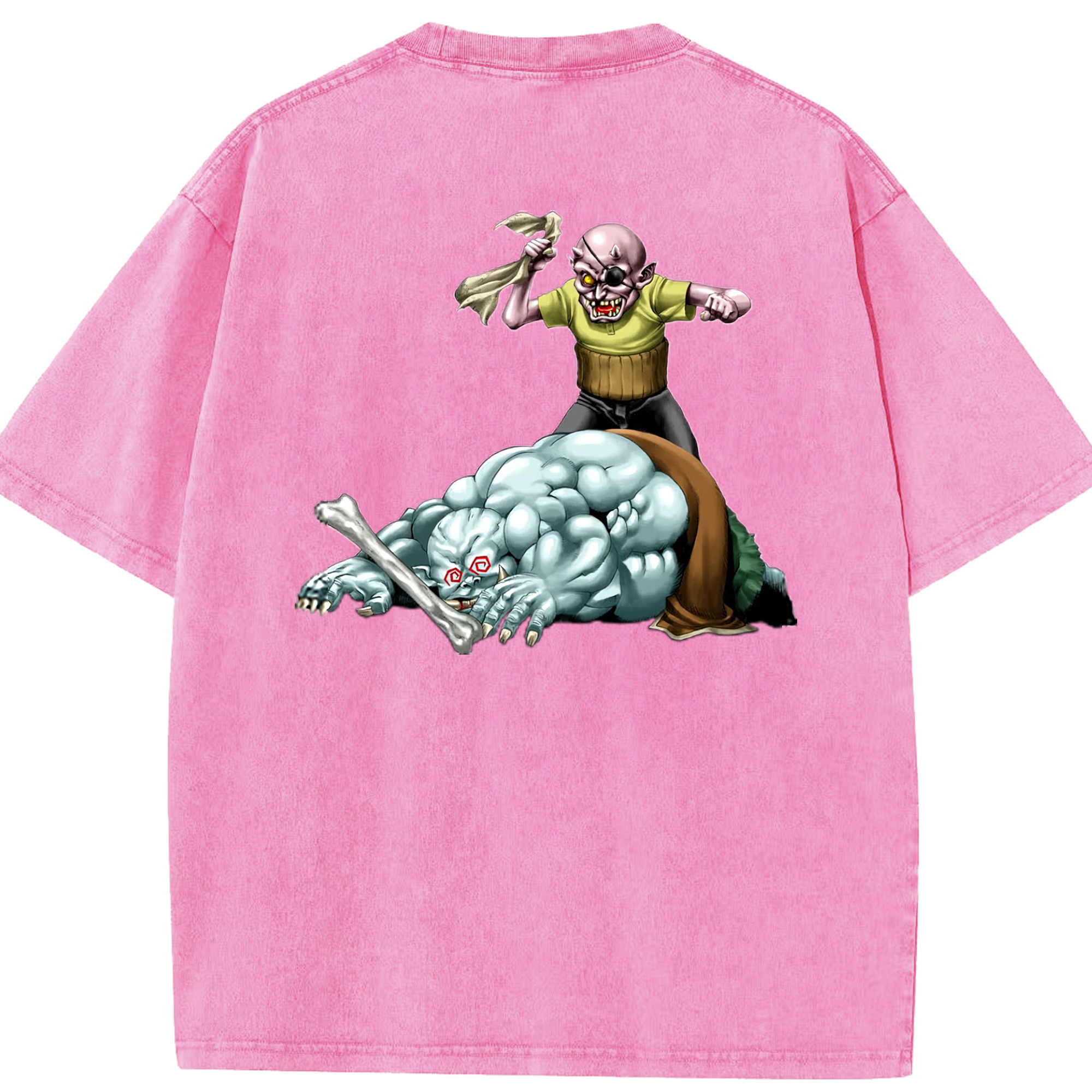 （画像用） 遊☆戯☆王 Yu-Gi-Oh! 綿100% ヴィンテージ風 半袖Tシャツ（背面プリント）